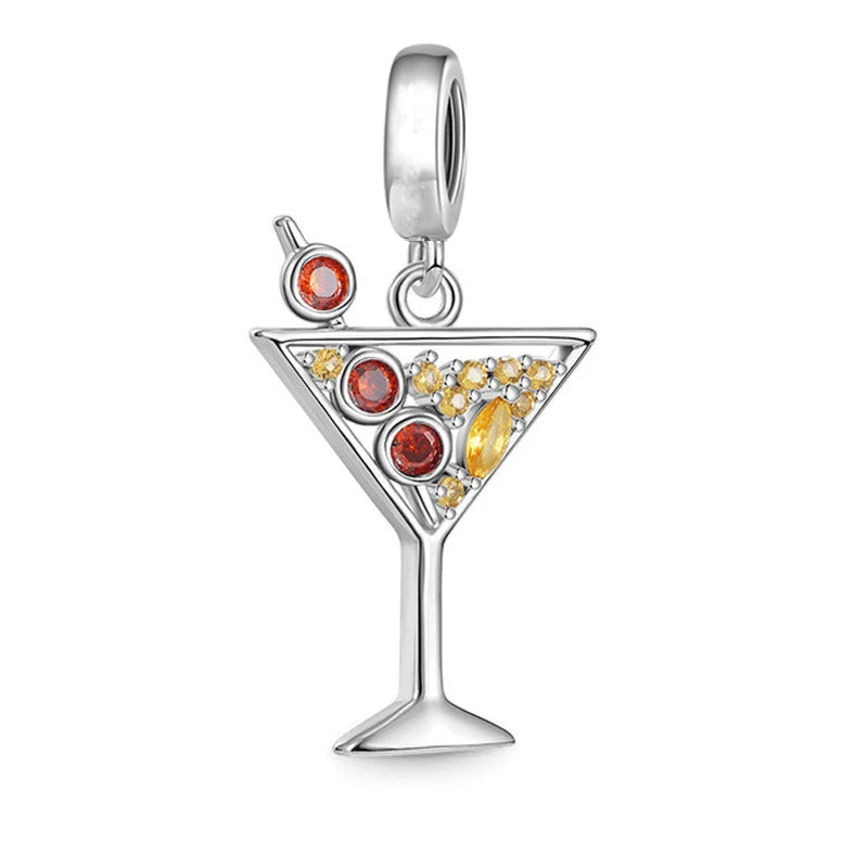 Berloque Drink Tropical - Prata 925