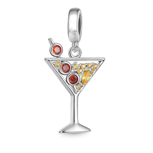 Berloque Drink Tropical - Prata 925