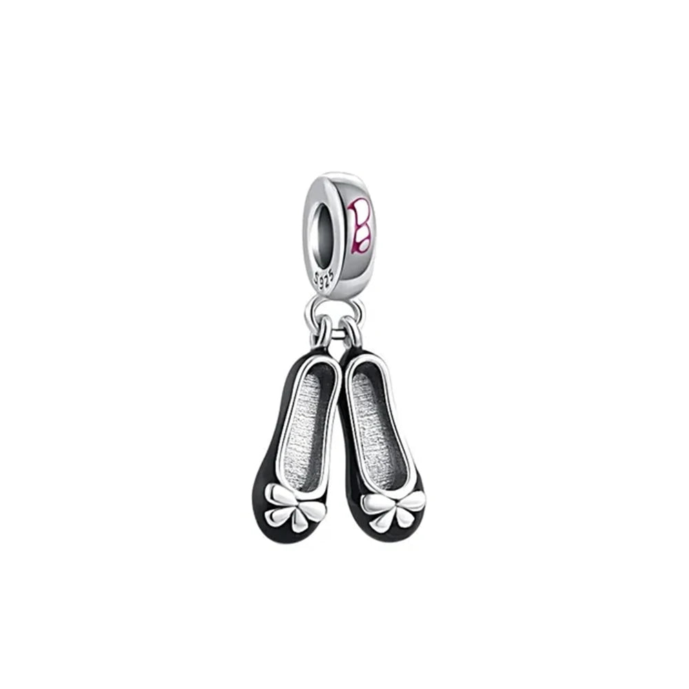 Berloque Sapatilhas Ballet Barbie - Prata 925