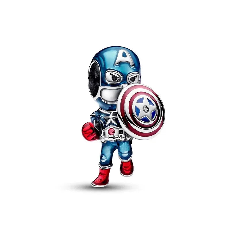 Berloque Capitão América - Prata 925