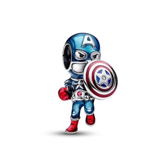 Berloque Capitão América - Prata 925
