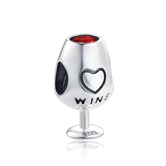 Berloque Taça de Vinho - Prata 925