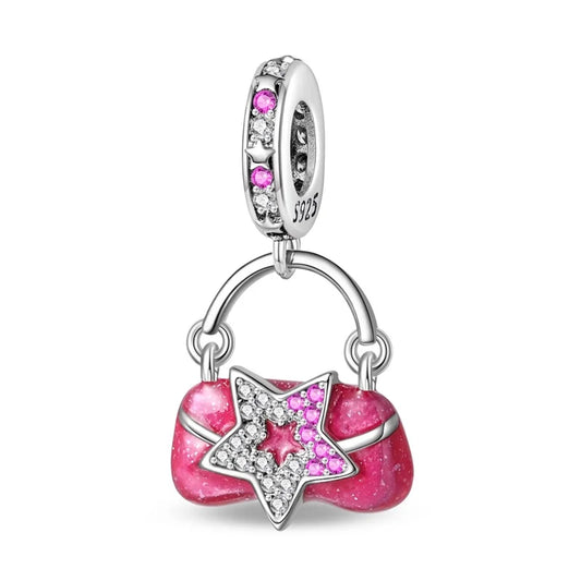 Berloque Bolsa Barbie Charm - Prata 925