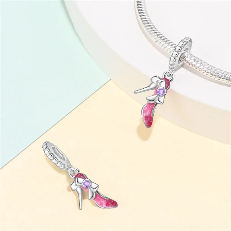 Berloque Salto Barbie Charm - Prata 925