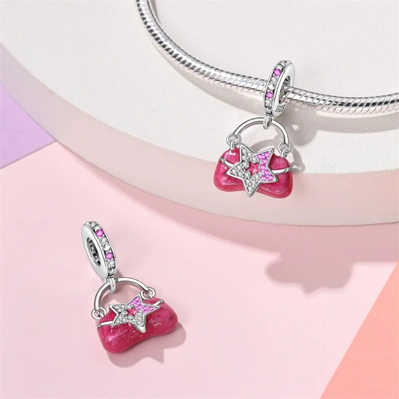 Berloque Bolsa Barbie Charm - Prata 925