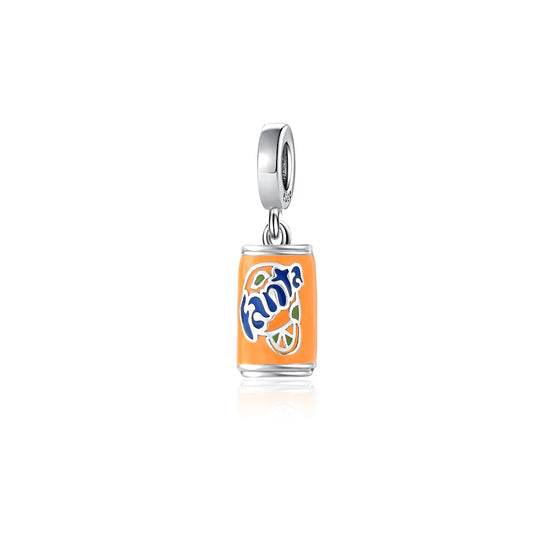 Berloque Fanta Laranja - Prata 925