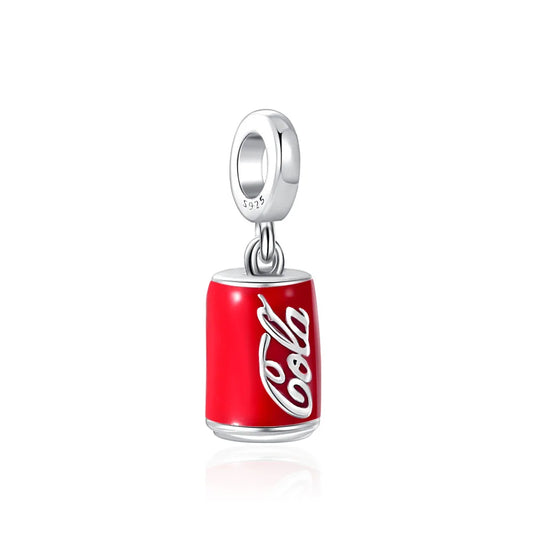 Berloque Amo Coca Cola - Prata 925