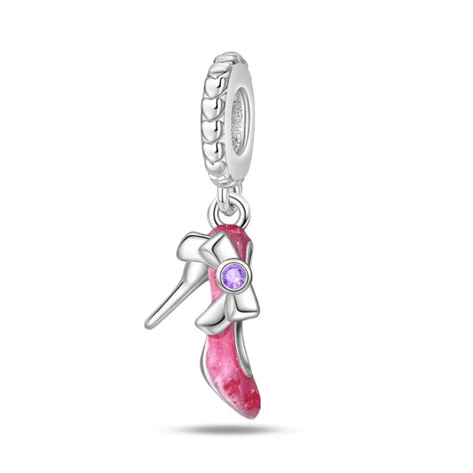 Berloque Salto Barbie Charm - Prata 925