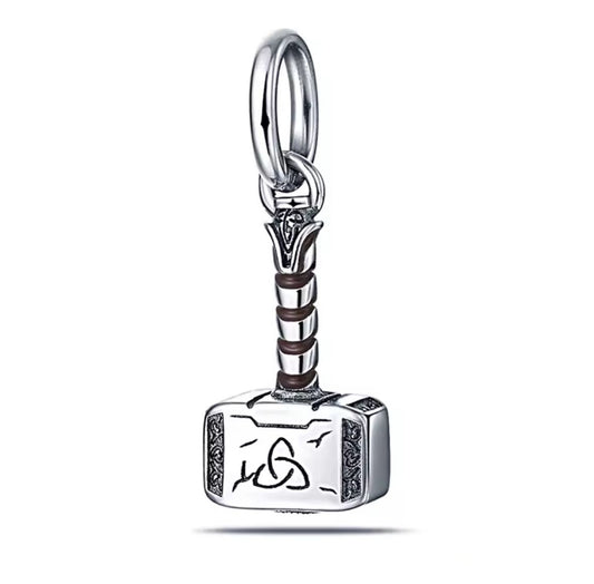 Berloque Martelo Thor Mjölnir - Prata 925